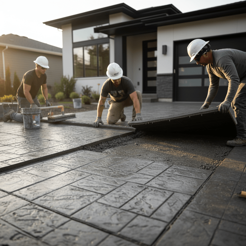 stamped concrete kirkland wa